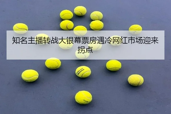 知名主播转战大银幕票房遇冷网红市场迎来拐点